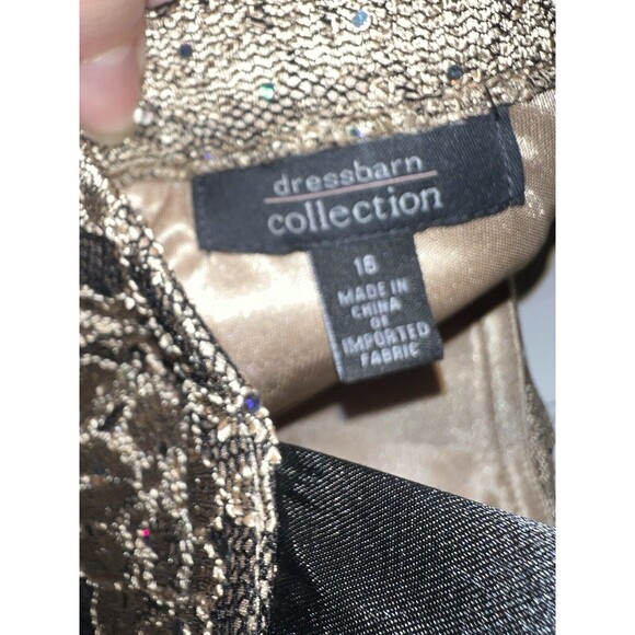 Dressbarn Collection Dress Womens 16 Midi Lace Babydoll whimsigoth Fairycore y2k - Picture 5 of 8